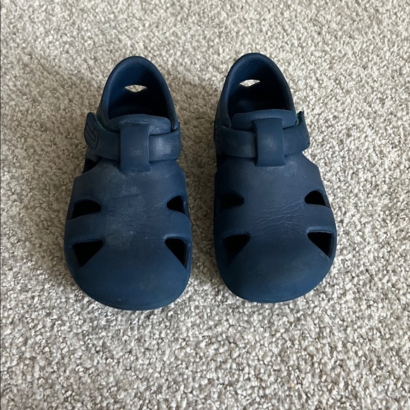 Ten Little Navy Blue SplashSandals - Picture 1 of 7